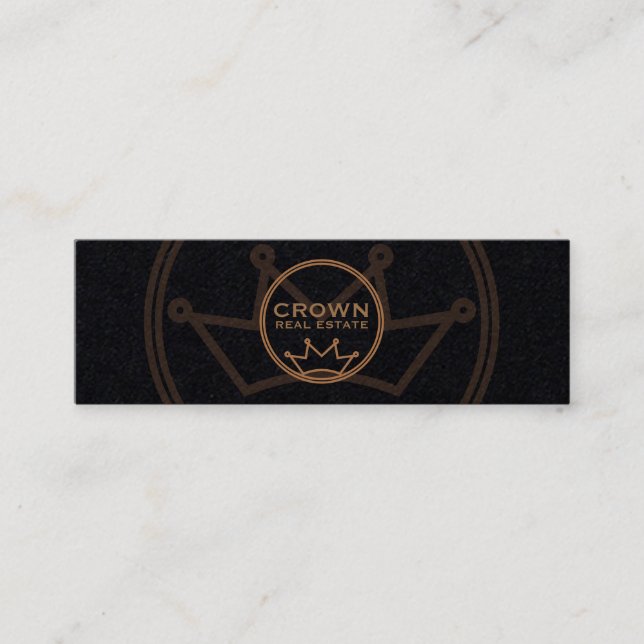 Circle Crown Logo Mini Visitenkarte (Vorderseite)