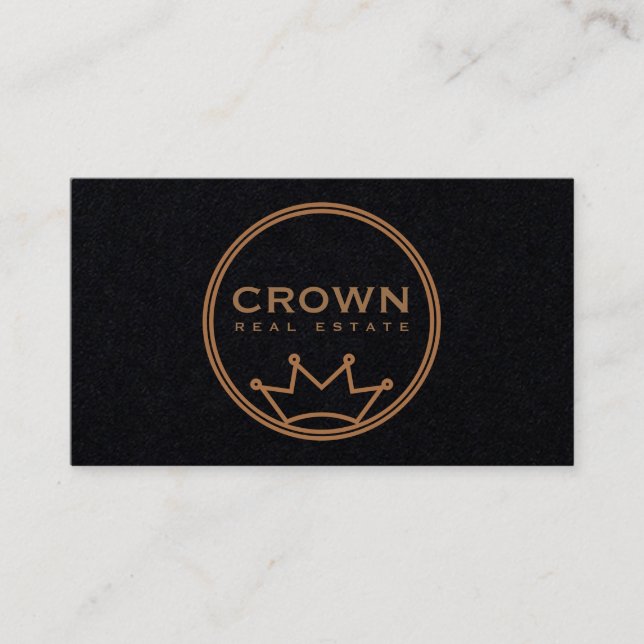 Circle Crown Logo Visitenkarte (Vorderseite)