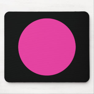 Circle - DP Rose und schwarz Mousepad