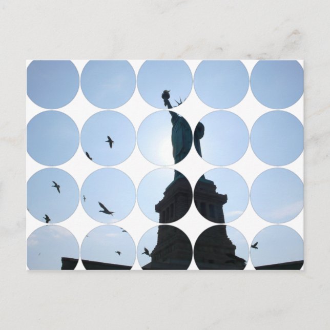 Circle Foto Postkarte (Vorderseite)