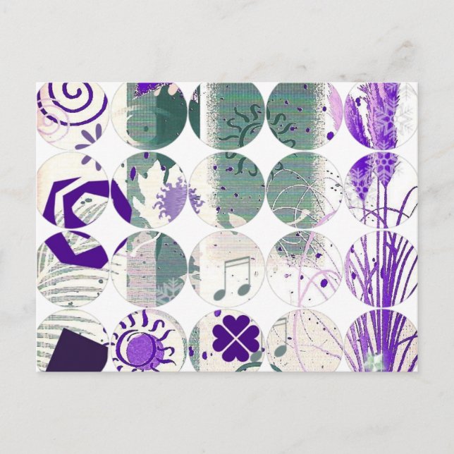 Circle Foto Postkarte (Vorderseite)