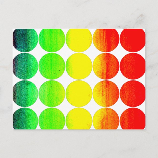 Circle Foto Postkarte Regenbogen (Vorderseite)