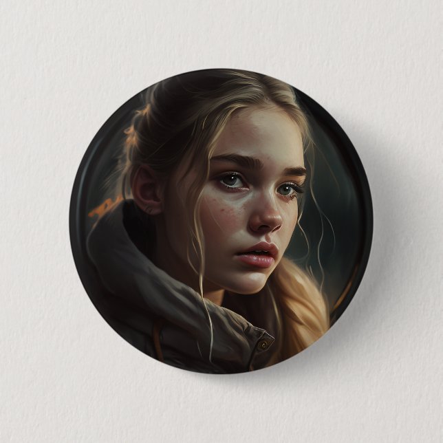 Circle girl button (Vorderseite)