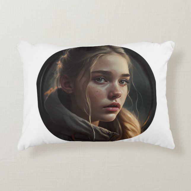 Circle girl dekokissen (Vorderseite)