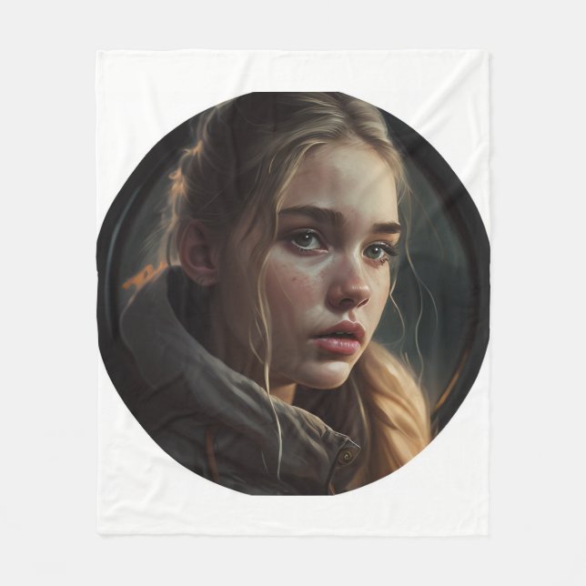 Circle girl fleecedecke (Vorderseite)