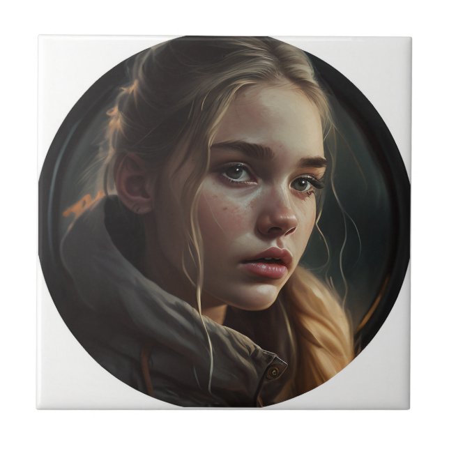Circle girl fliese (Vorderseite)