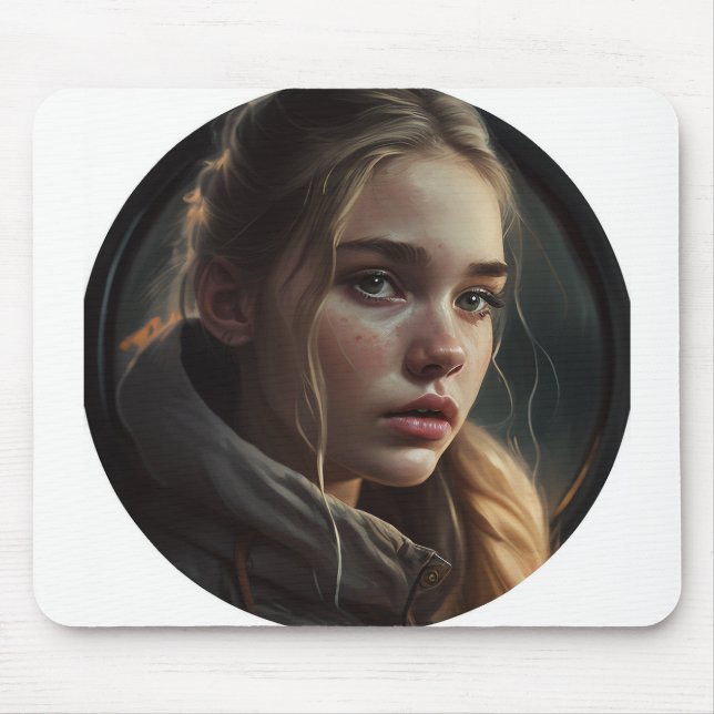 Circle girl mousepad (Vorne)