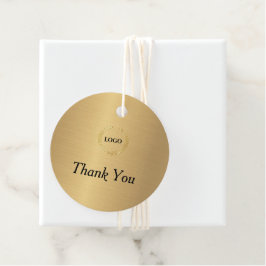 Circle Gold Hang Tags für Unternehmen Geschenkanhänger