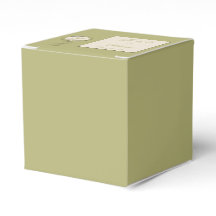 Circle Green and Creme Monogram Fevor Box