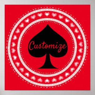 Circle Herz Black Spade Thunder_Cove Poster