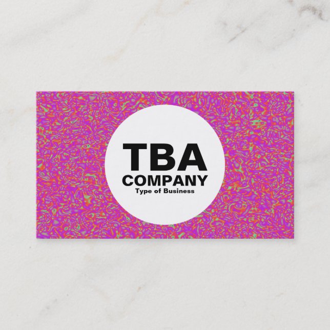 Circle - Impressionist Visitenkarte (Vorderseite)