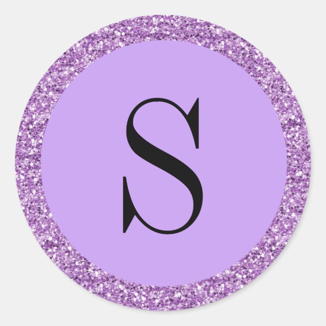 Circle Initial Sticker (Vorderseite)