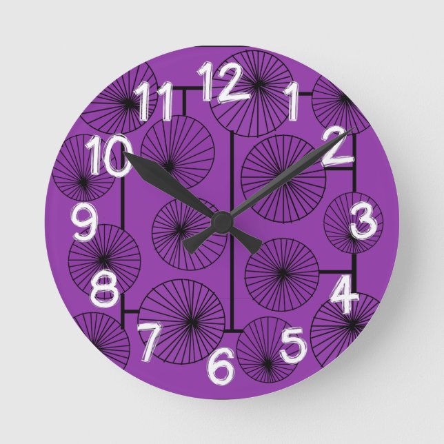Circle Mobile  Runde Wanduhr (Vorderseite)