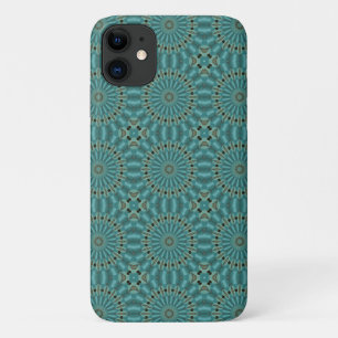 Circle Pattern ist türkis und Aquamarin Case-Mate iPhone Hülle