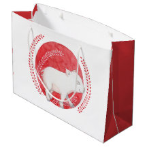 Circle Pig große Geschenktasche