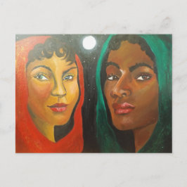 Circle Postcard Postkarte