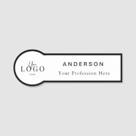 Circle Shaped Custom Business Logo Mitarbeiter Namensschild
