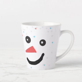 Circle, Snowman, Silvester, Star Milchtasse