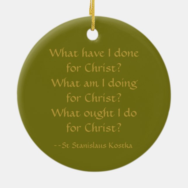 Circle St. Stanislaus (SNV 25) Keramikornament (Hinten)