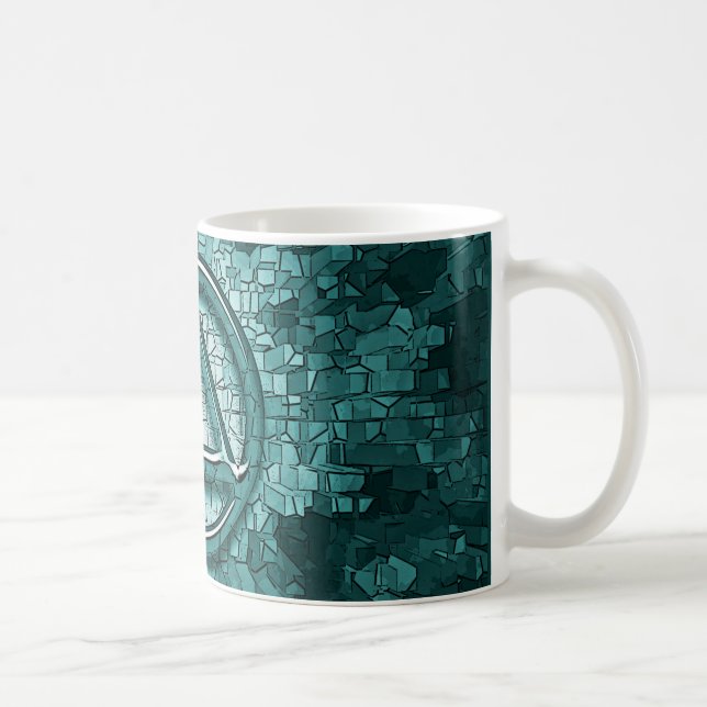 Circle Triangle Recovery Sobriety Coffee Cup Mug Kaffeetasse (Rechts)