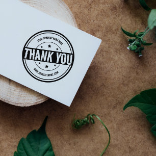 Circle Vielen Dank, kundenspezifisches Geschäft un Gummistempel