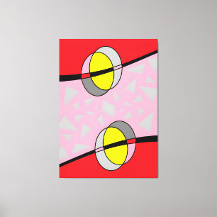 Circled Back Scrum Design II Leinwanddruck