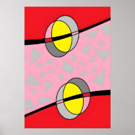 Circled Back Scrum Design II Poster