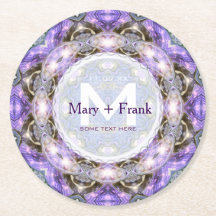 CircleonLight-Untersetzer für Monogramm-Papier Lil