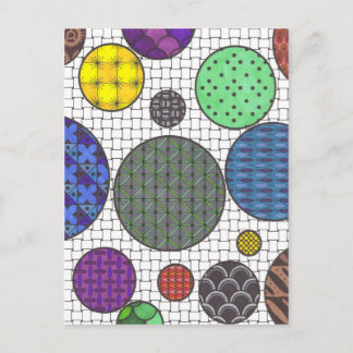 Circles Alight Postcard Postkarte