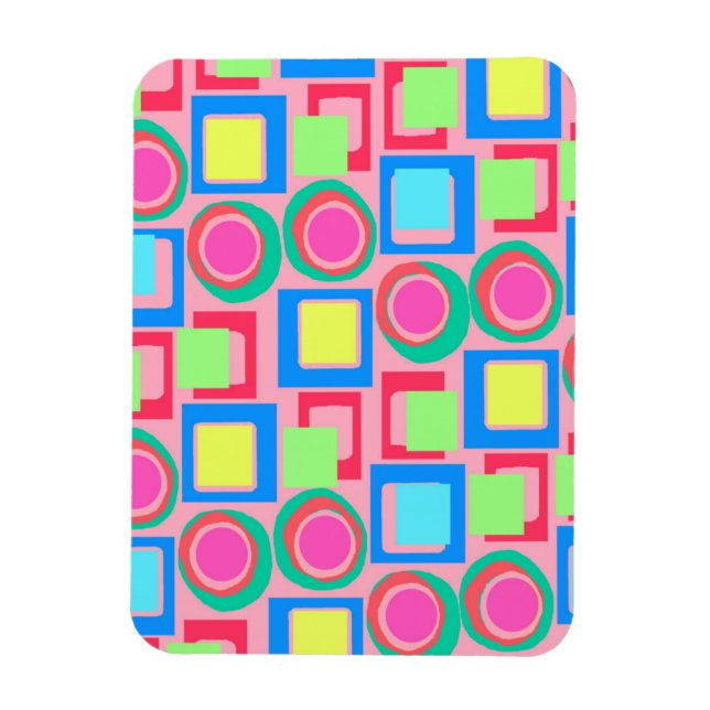 Circles and Squares Magnet (Vertikal)