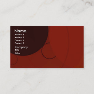 Circles Background Business Card Visitenkarte