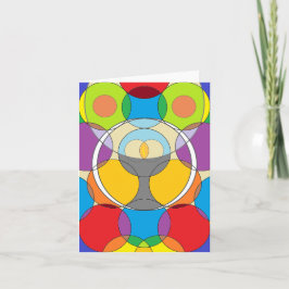 Circles Chalice Card - Rainbow Karte