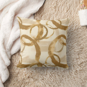 Circles Gold Circles Kissen