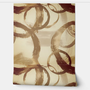 Circles Gold Circles Tapete