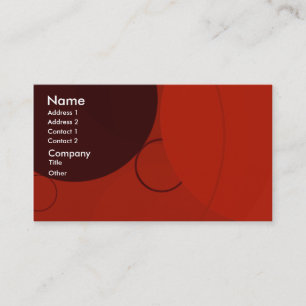 Circles Lila Red Background Business Card Visitenkarte