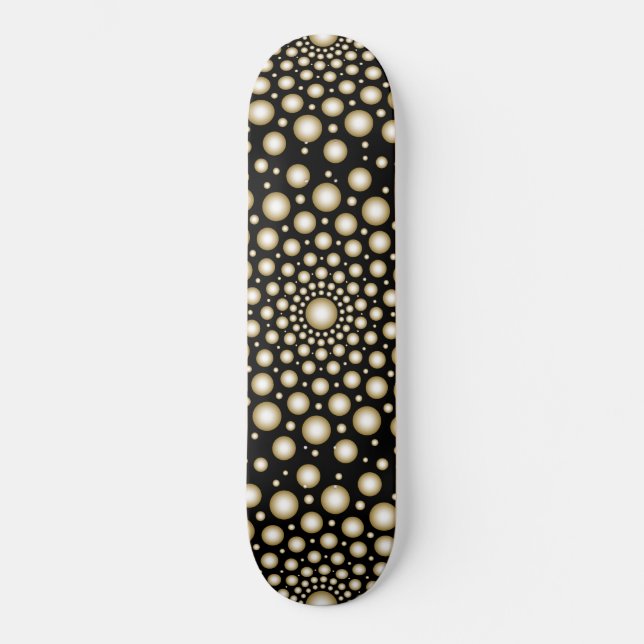 Circles Mandala Skateboard (Vorderseite)