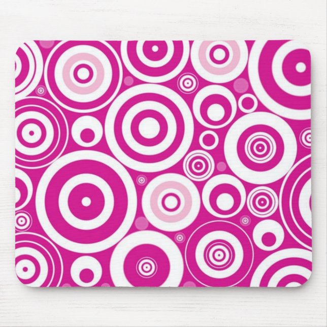 Circles Mouse Pad Mousepad (Vorne)