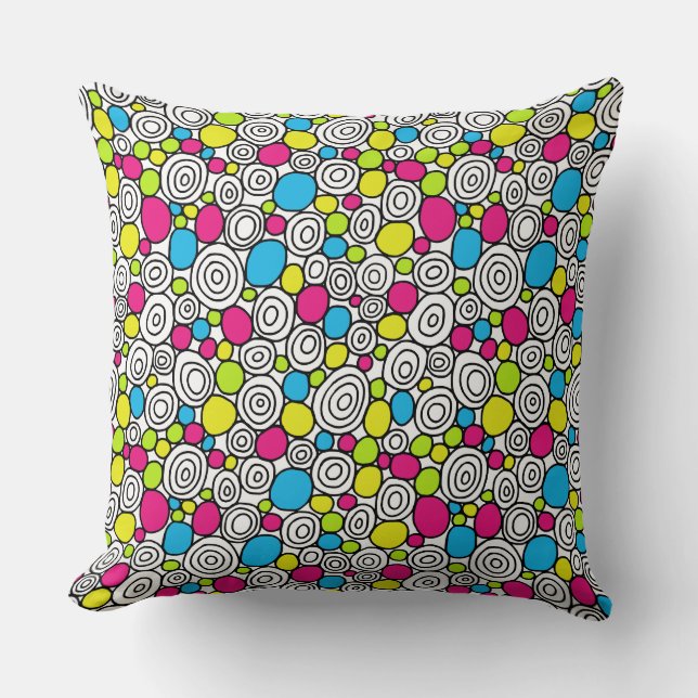 Circles Pattern 210819 - Colors 01 Kissen (Vorderseite)