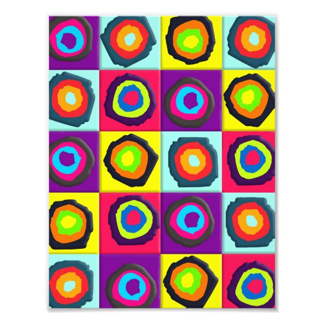 circles pattern  fotodruck (Vorne)