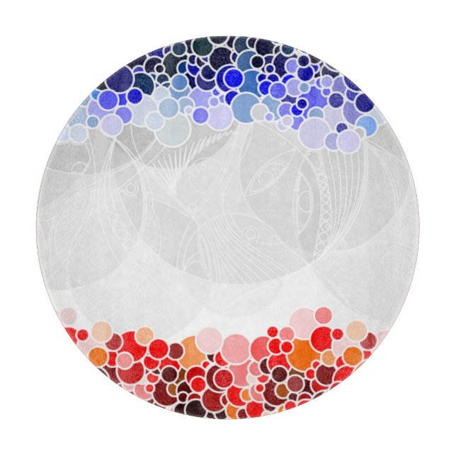 CIRCLES PATTERN SCHNEIDEBRETT (Vorderseite)