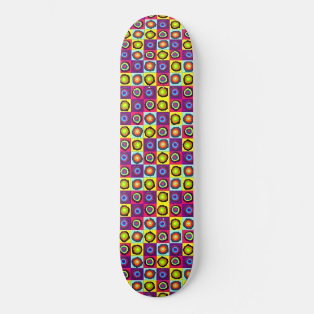 circles pattern   skateboard (Vorderseite)