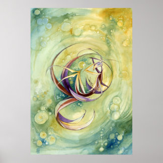 Circles within Circles Print Poster
