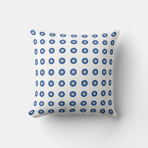 Circles Yellow Polka Dots Muster Weiß 2021 Kissen