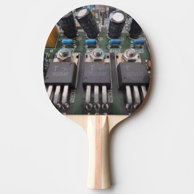 Circuit2 Ping Pong Paddle, Red Rubber Back Tischtennis Schläger (Vorderseite)