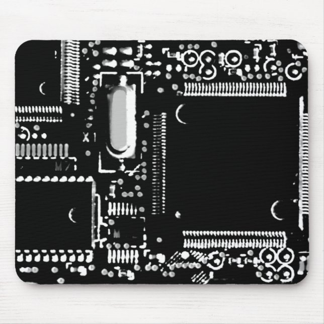 Circuit B&W 2 Mouspad Mousepad (Vorne)