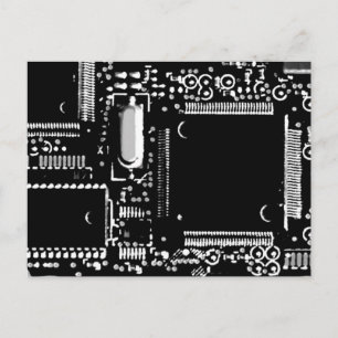 Circuit B&W 2 Postkarte