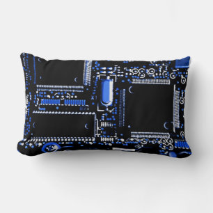 Circuit Blue 2 throw Kissen Lumbar