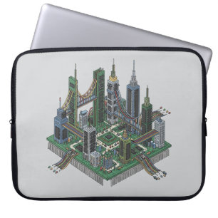 Circuit Board City Chip Futuristic City Case