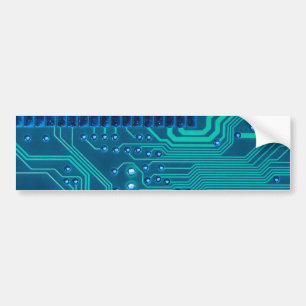 Circuit Board Geek Technologie Autoaufkleber