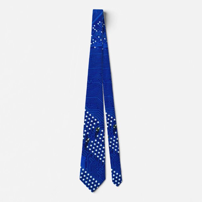 Circuit board neck tie krawatte (Vorderseite)
